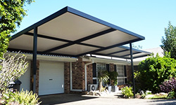 Flat Roofed Outdoor Patio