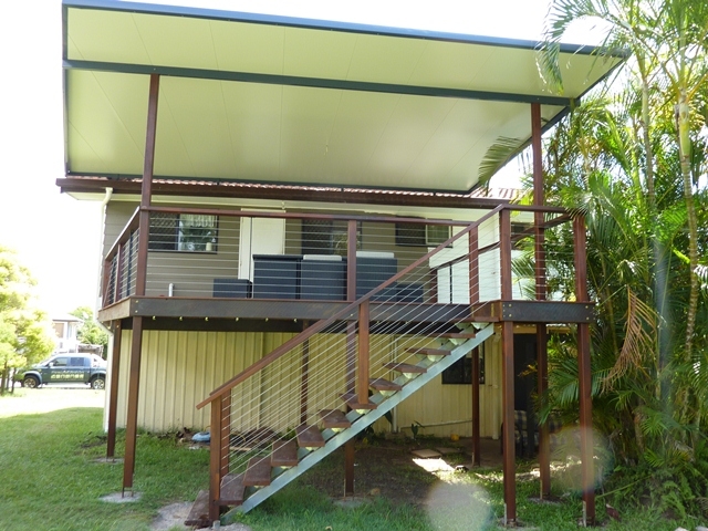 Decks with staircase in Brisbane