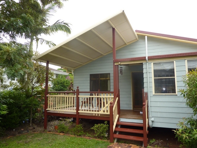 Queenslander timber deck