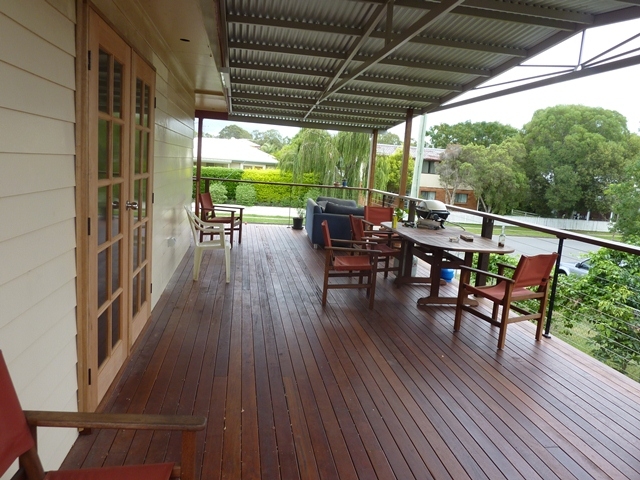 Timber Decking with balcony