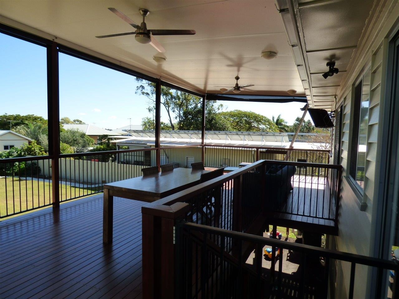 Beautiful timber decking and patio