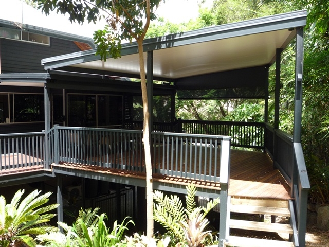 Patio and stairs combination