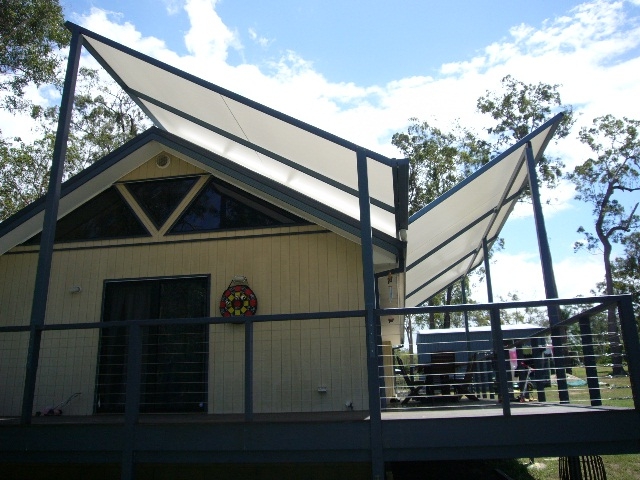 Skillion with a sharp angle.