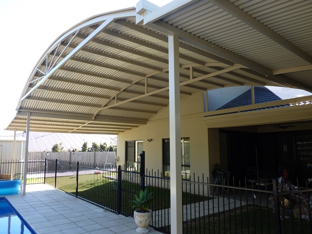 Carport domed.