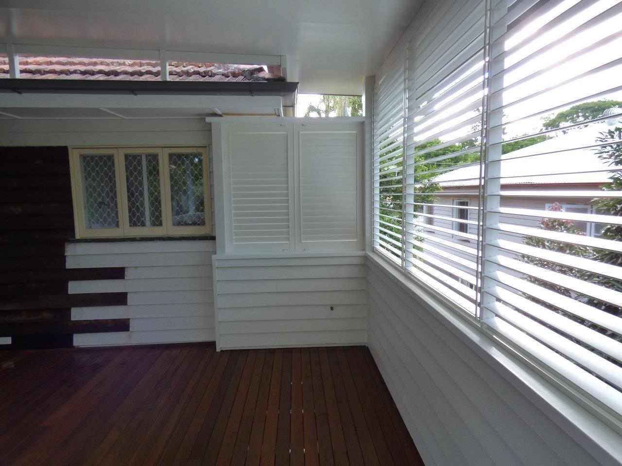 Traditional Queenslander Deck Patio Louvres