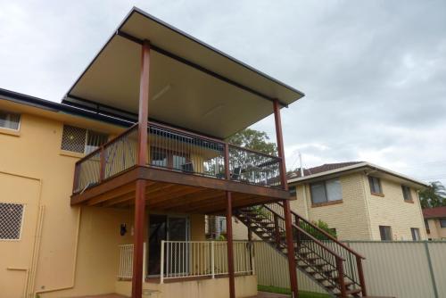 A deck can add to the living area of a house